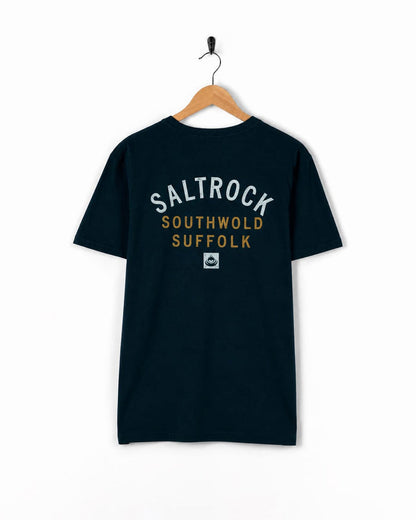 Southwold Mens Location T-Shirt in Blue