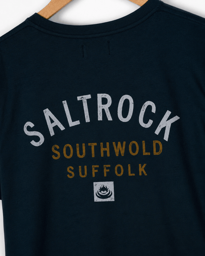 Southwold Mens Location T-Shirt in Blue
