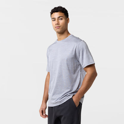 Space Dye Performance Twinset | Iron Grey Marl/Black