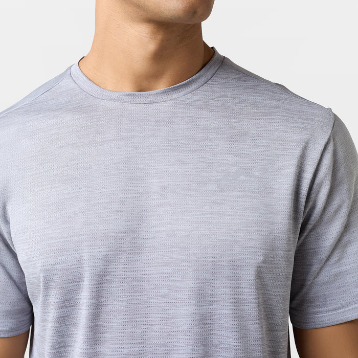 Space Dye Performance Twinset | Iron Grey Marl/Black