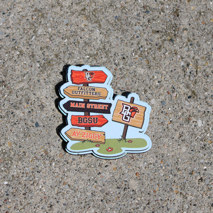 Spirit BGSU Halftime Signpost Magnet