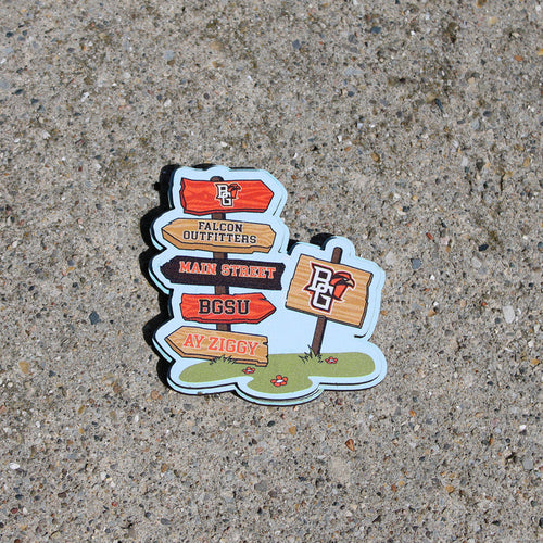 Spirit BGSU Halftime Signpost Magnet