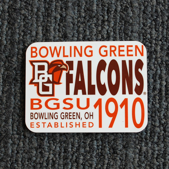 Spirit BGSU Quincy Rectangle Magnet