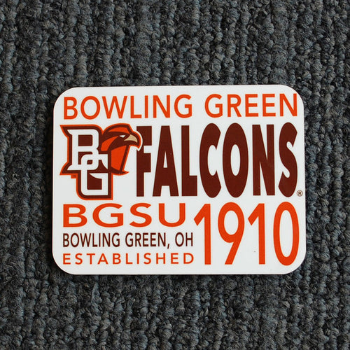 Spirit BGSU Quincy Rectangle Magnet