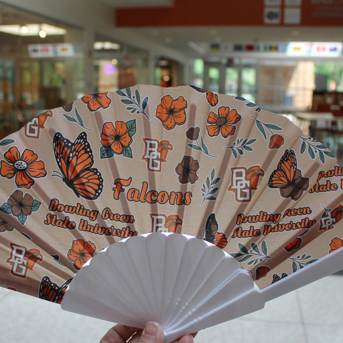 Spirit Falcons Butterflies Folding Hand Fan