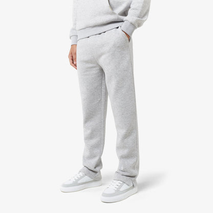 Men's  Grey Marl Split Open Hem Jogger  Closure London  Front View