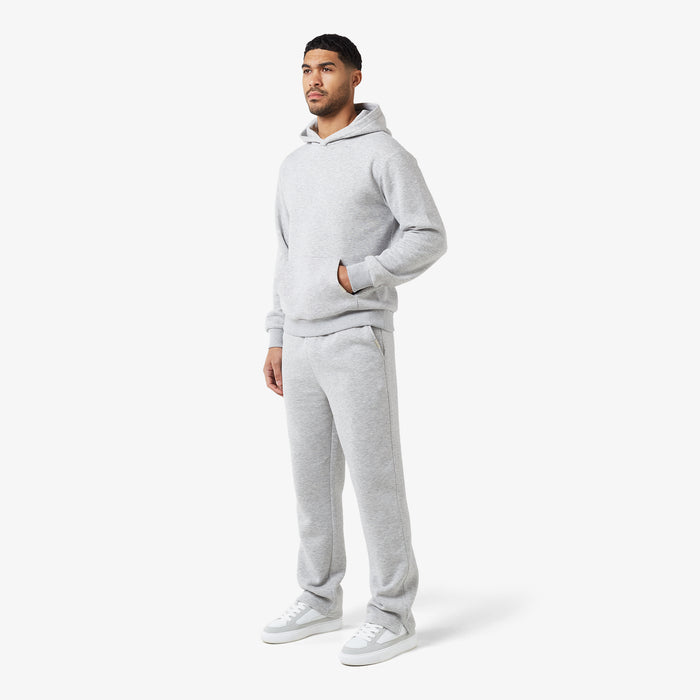 Split Open Hem Jogger | Grey Marl