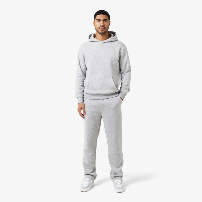 Split Open Hem Jogger | Grey Marl