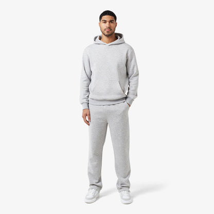 Split Open Hem Jogger | Grey Marl
