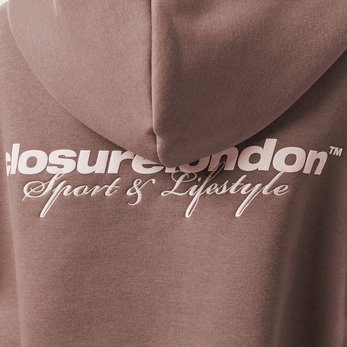 Stacked Crop Tracksuit | Mocha