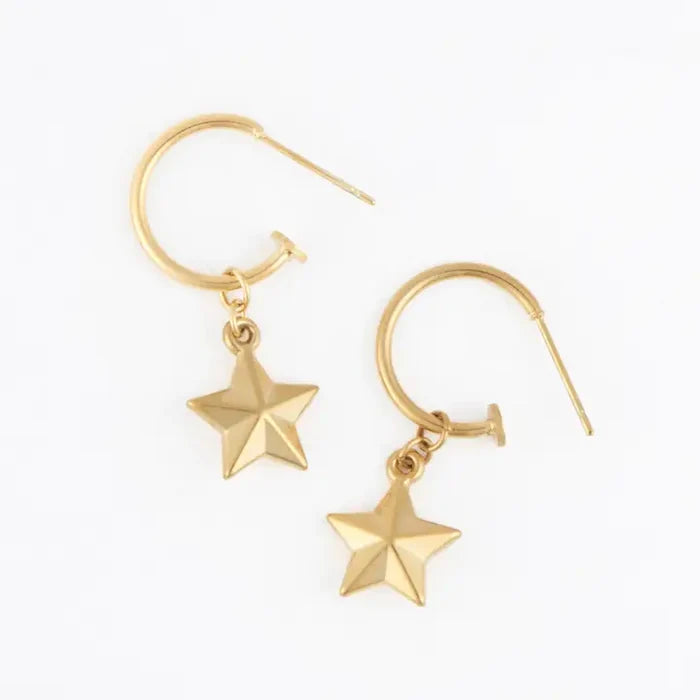 Star Charm Earrings