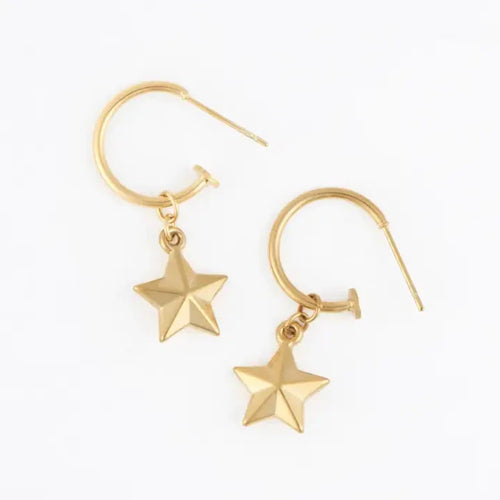 Star Charm Earrings