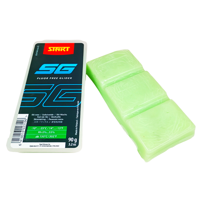 A product picture of the Start SG10 Glider Green Melt Wax (-10C/-25C)