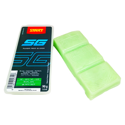 A product picture of the Start SG10 Glider Green Melt Wax (-10C/-25C)