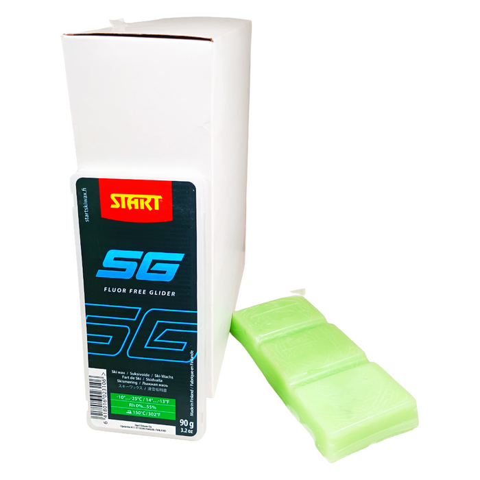 A product picture of the Start SG10 Glider Green Melt Wax (-10C/-25C)