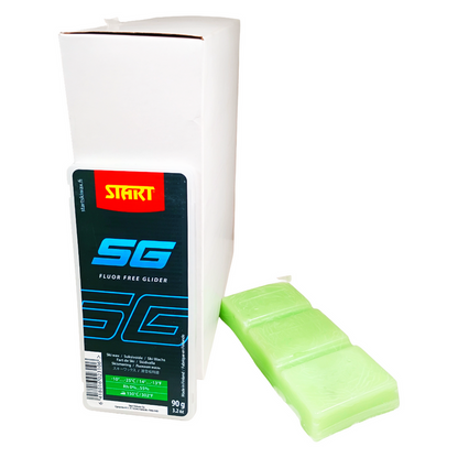 A product picture of the Start SG10 Glider Green Melt Wax (-10C/-25C)