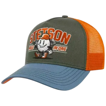 STETSON TRUCKERCAP HOLE IN ONE