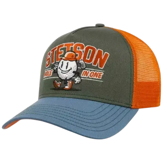 STETSON TRUCKERCAP HOLE IN ONE