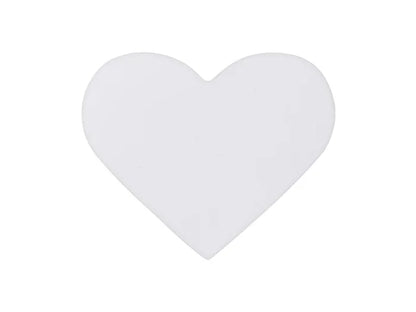 Sublimation 9*11cm Heart Ceramic Coaster w/ Cork (Frosted)