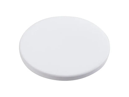 Sublimation Φ10.8cm Round Ceramic Coaster w/ Cork (Frosted)