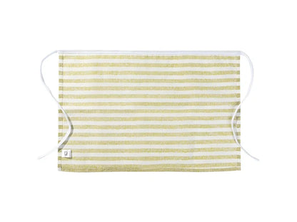 Sublimation Blanks Adult Linen Waist Apron(41*60cm, Beige and Light Green)