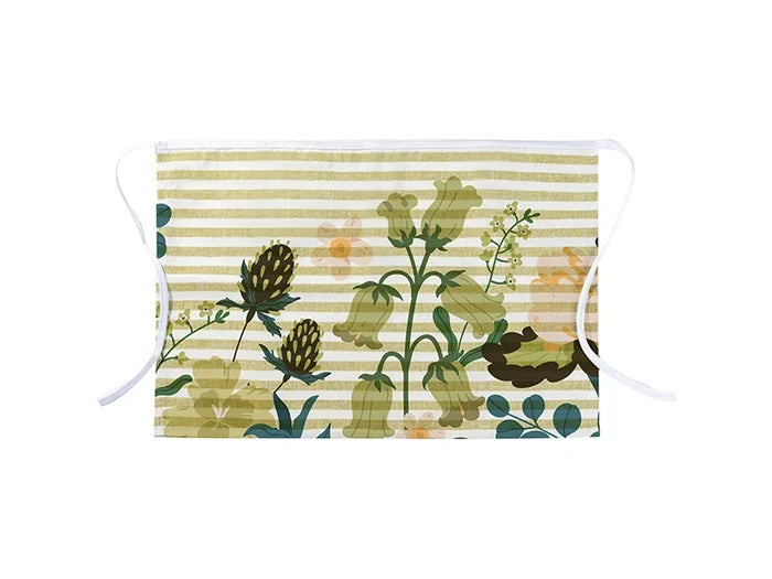 Sublimation Blanks Adult Linen Waist Apron(41*60cm, Beige and Light Green)