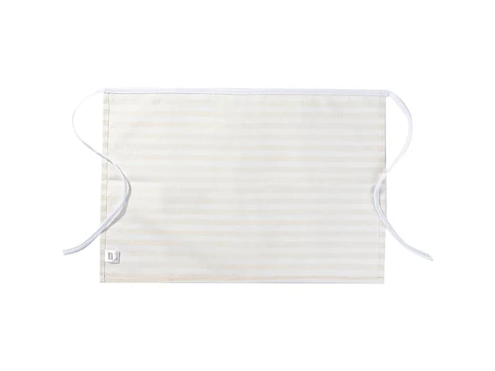 Sublimation Blanks Adult Linen Waist Apron(41*60cm, Beige and Light Yellow Stripe)