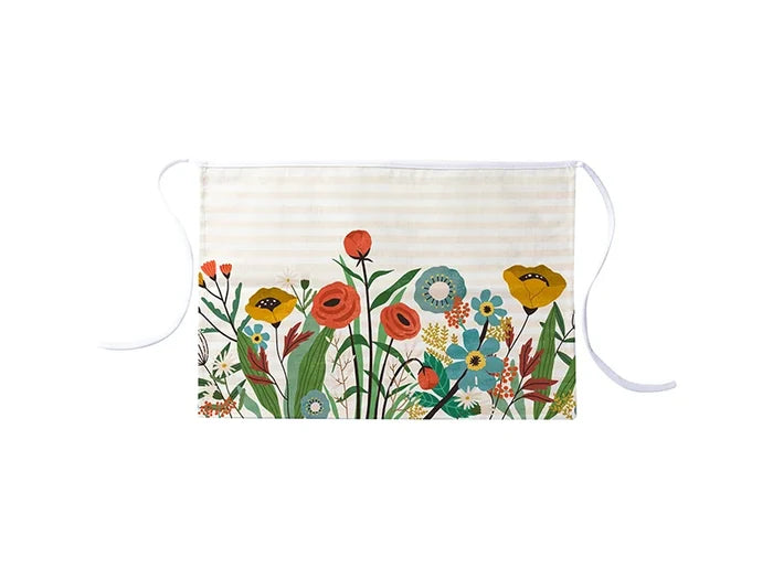 Sublimation Blanks Adult Linen Waist Apron(41*60cm, Beige and Light Yellow Stripe)