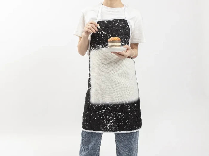 Sublimation Blanks Bleached Starry Linen Apron