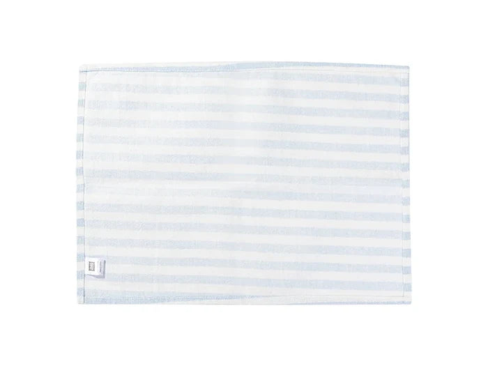 Sublimation Blanks Linen Table Mat(35.5*50cm, Beige and Light Blue Stripe)