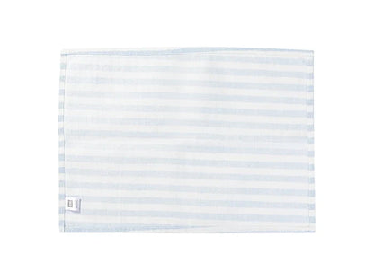 Sublimation Blanks Linen Table Mat(35.5*50cm, Beige and Light Blue Stripe)