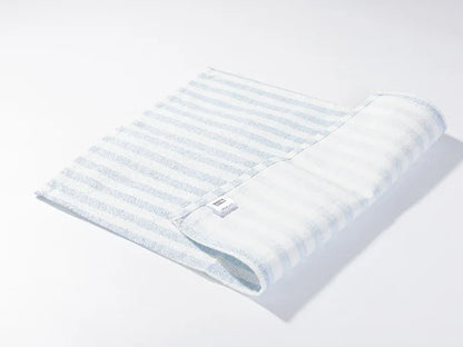 Sublimation Blanks Linen Table Mat(35.5*50cm, Beige and Light Blue Stripe)