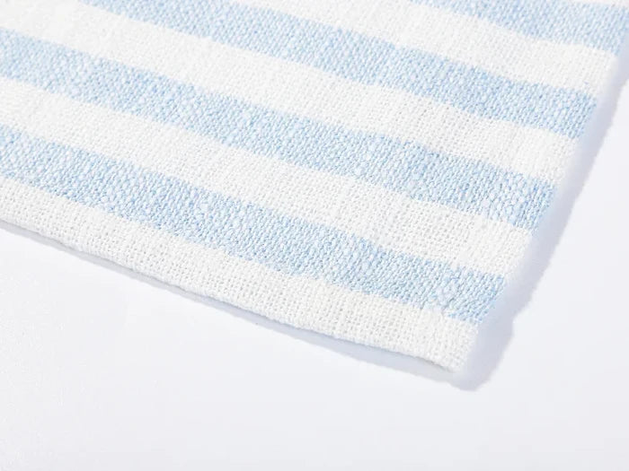 Sublimation Blanks Linen Table Mat(35.5*50cm, Beige and Light Blue Stripe)