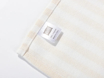 Sublimation Blanks Linen Table Mat(35.5*50cm, Beige and Light Yellow Stripe)