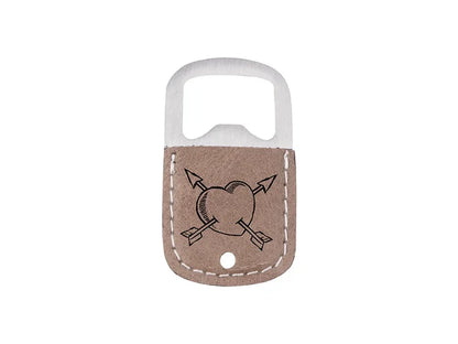 Sublimation PU Stainless Steel Bottle Opener (Gray, 3.2*5.2cm)