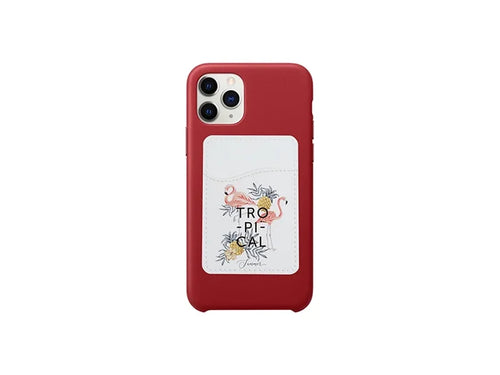 Sublimation Sublimation Phone Wallet with Sticker (White)