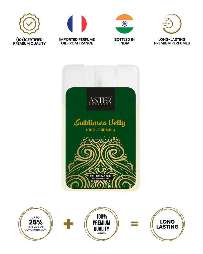 Sublimes Velly Oud 20ml pocket perfume bottle