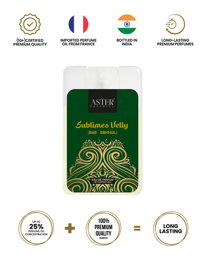 Sublimes Velly Oud 20ml pocket perfume bottle