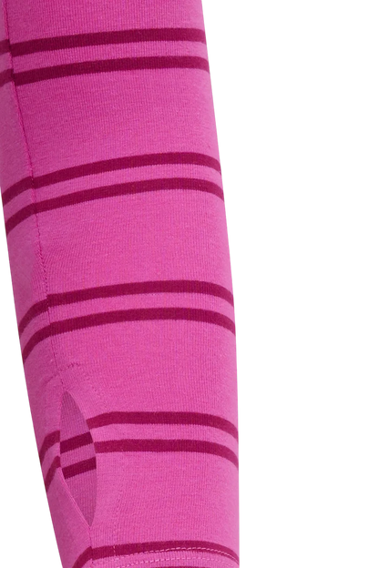 SUGARHILL BRIGHTON TRISTA JERSEY THUMBHOLE TOP, PINK/ DARK MAUVED