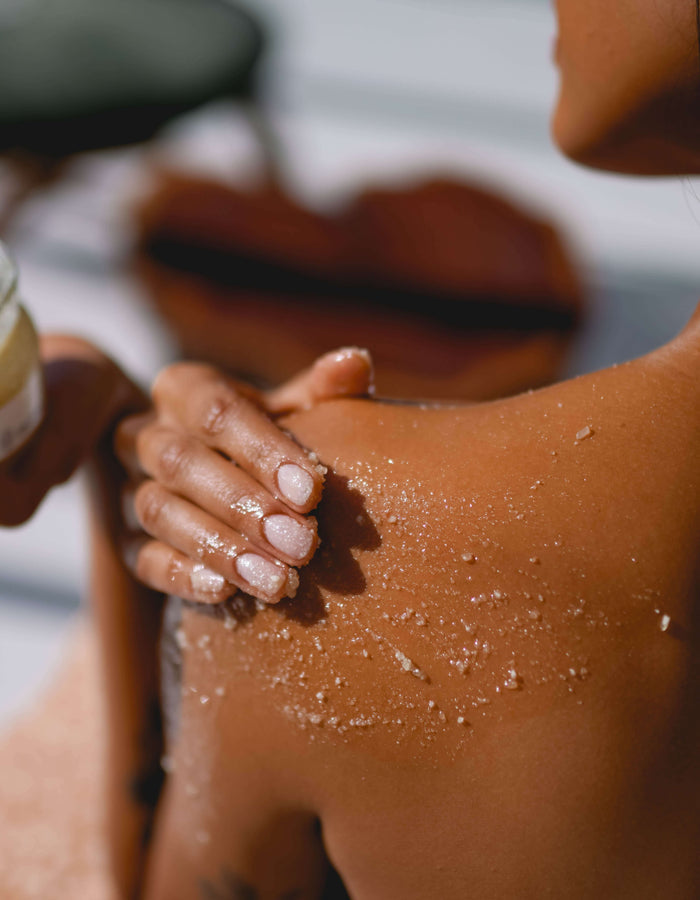 Summer Breeze Rice Scrub