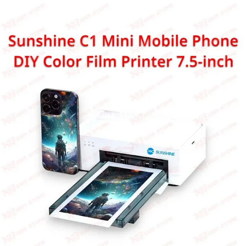 Sunshine C1 Mini Mobile Phone DIY Color Film Printer 7.5-inch