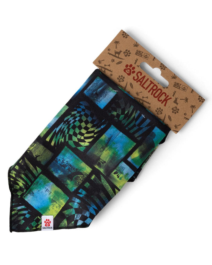 Surf Flare Dog Bandana in Dark Grey