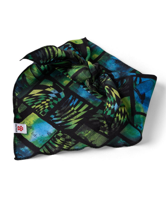 Surf Flare Dog Bandana in Dark Grey