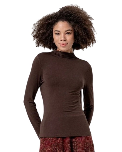 SURKANA HIGH NECK TOP, BRUIN