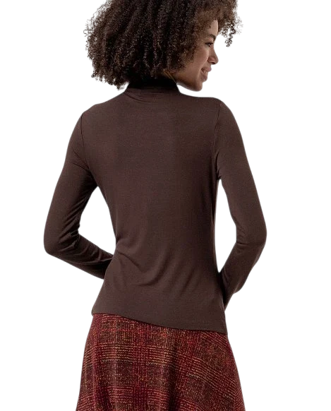 SURKANA HIGH NECK TOP, BRUIN