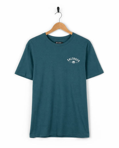 Swanage Location Mens T-Shirt In Teal