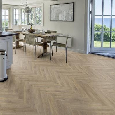 Taiga Right Herringbone Wood Flooring Kahrs