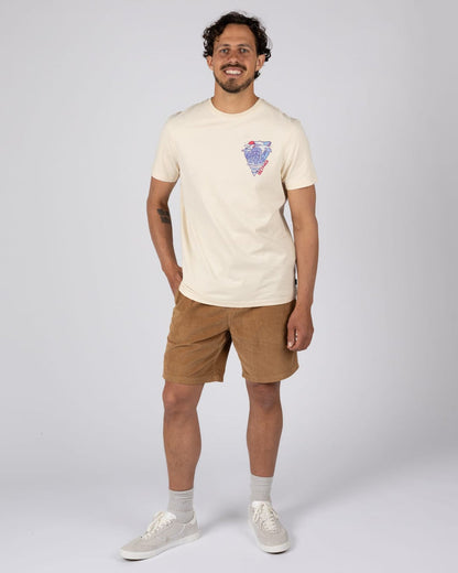 Take A Trip Mens Short Sleeve T-Shirt In Cream