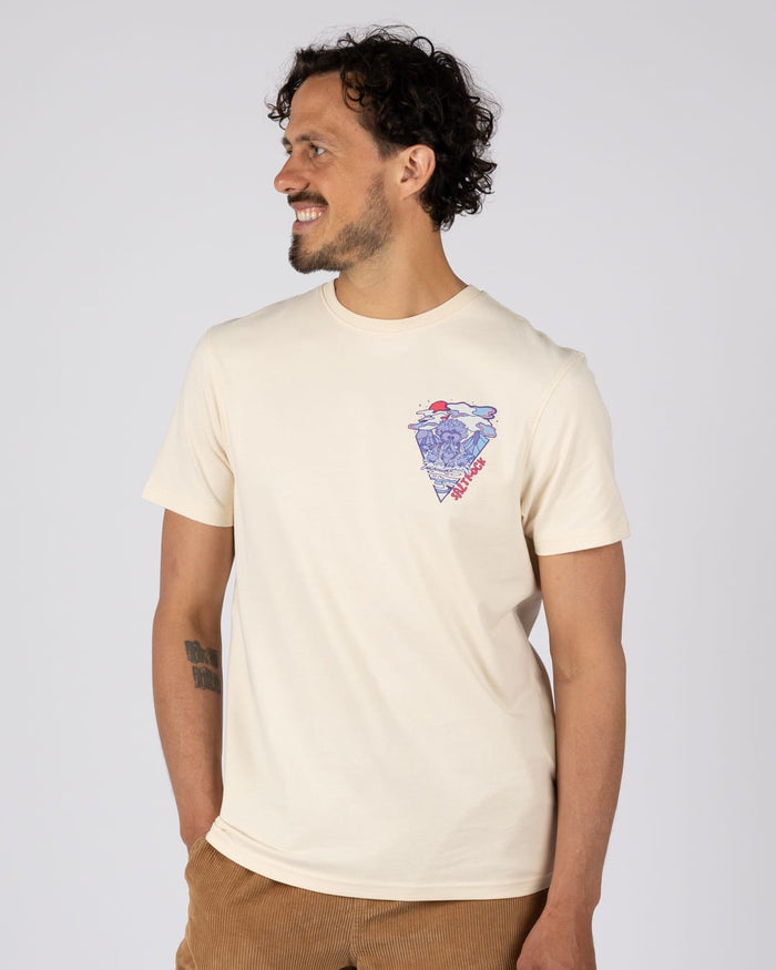 Take A Trip Mens Short Sleeve T-Shirt In Cream