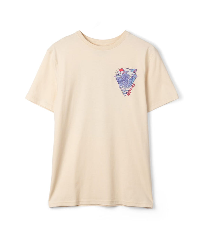 Take A Trip Mens Short Sleeve T-Shirt In Cream